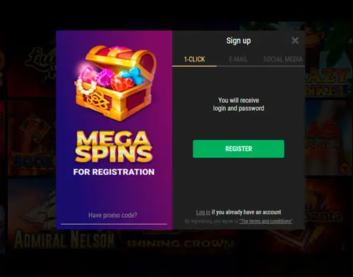 RioBet casino registration